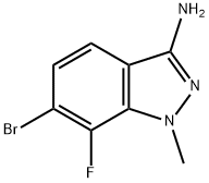 6-Bromo-7-fluoro-1-methyl-1H-indazol-3-amine,2760849-92-9,结构式